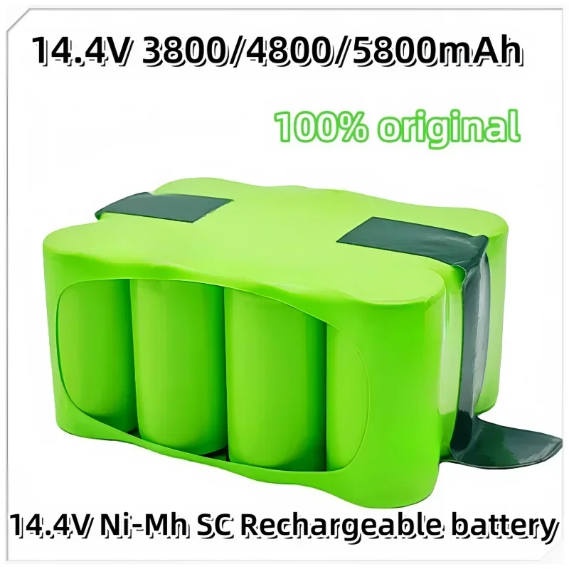 NEW 14.4V Ni-Mh SC Rechargeable battery 3800mAh for KV8 XR210 XR510 XR210A XR210B XR510B XR510C Vacuum Cleaner Sweeping Robot