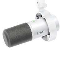 FIFINE-micrófono dinámico XLR de grabación, dispositivo con monitoreo en tiempo Real, transmisión USB, con perilla de ganancia/silencio táctil, para PC y Mixer-K688