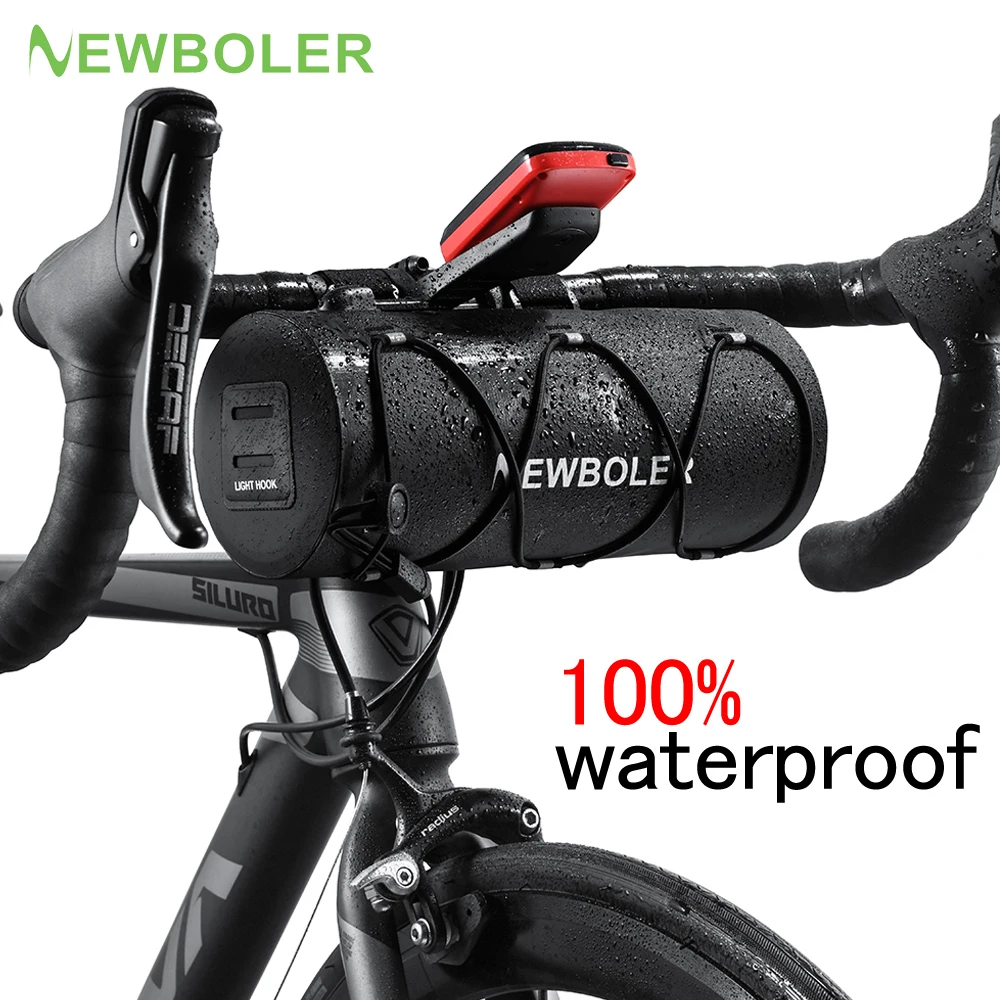 NEWBOLER Handlebar Bag Bicycle Bags Waterproof Frame Pannier Bag Multifunction Portable Shoulder Waterproof Bag Bike Accessorie