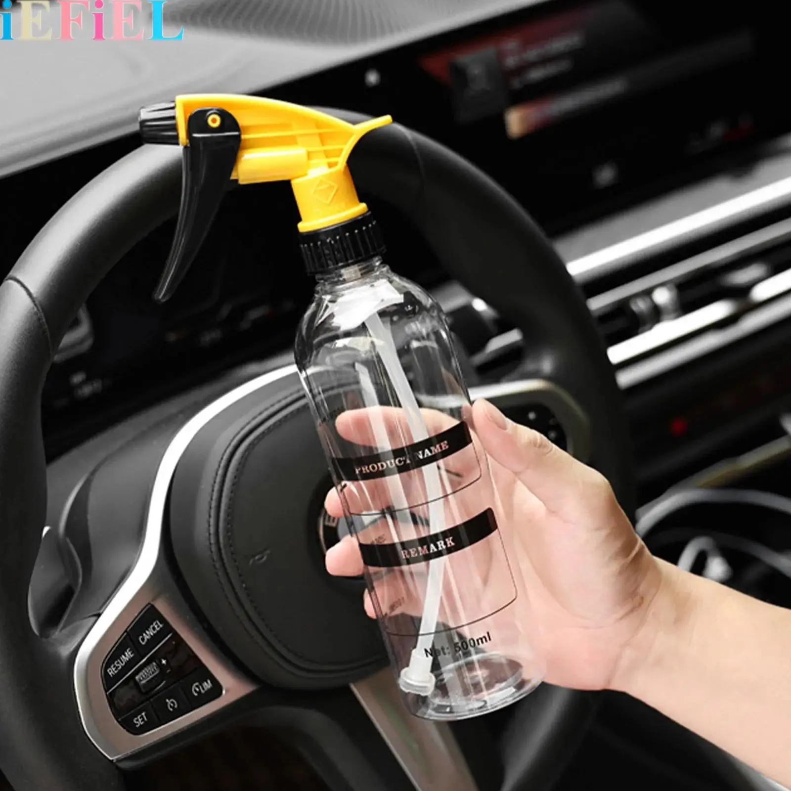 

1Pcs 500ml Spray Bottle with Measuring Scale for Cleaning Solutions Car Detailing Care Empty Spraying Bottles Mist Water Sprayer