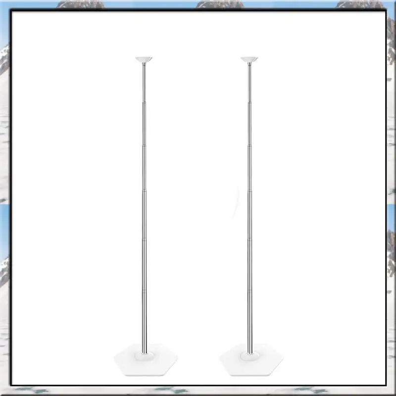 再利用可能な金属製伸縮式バルーンコラムスタンドキット-調節可能な7フィート高さのバルーンタワーピラー（1個）デザイン