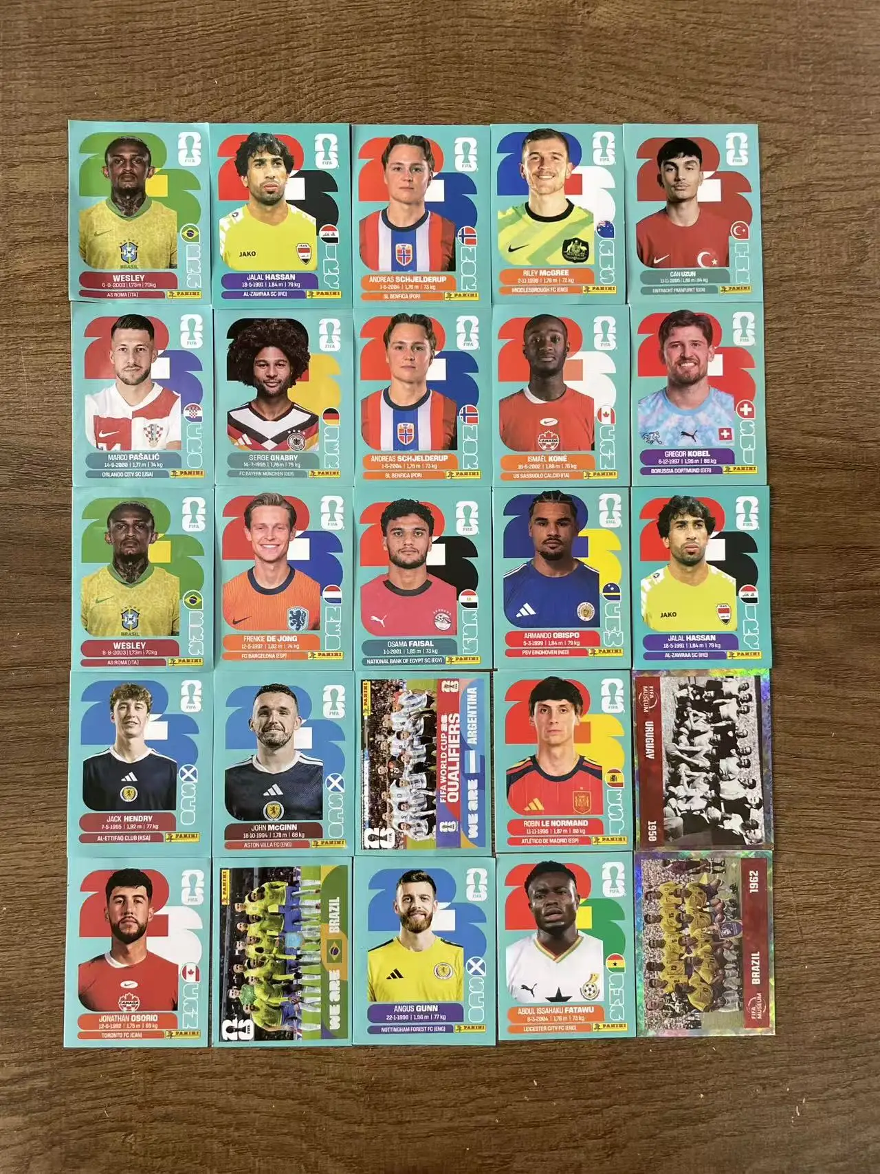 Hochwertige, brandneue Panini-Aufkleber für die FIFA-WM 2026, internationale Version, seltene Sammlerstücke, Fußball-Fan-Souvenir, Geschenk. – Detail 7