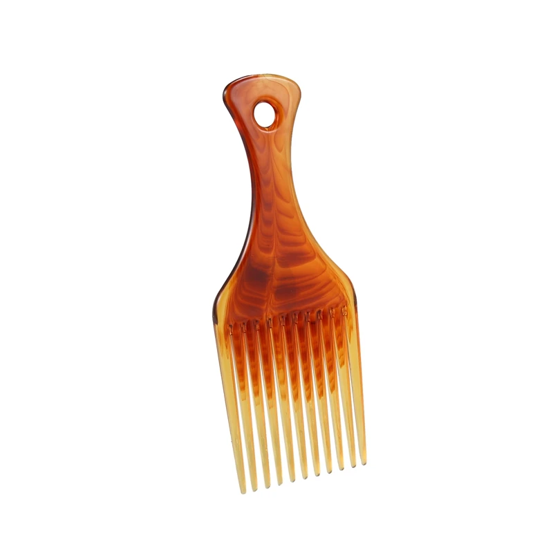 Peigne à fourche à cheveux pour hommes et femmes, insert de coiffure, brosse à cheveux bouclés, outil de coiffage