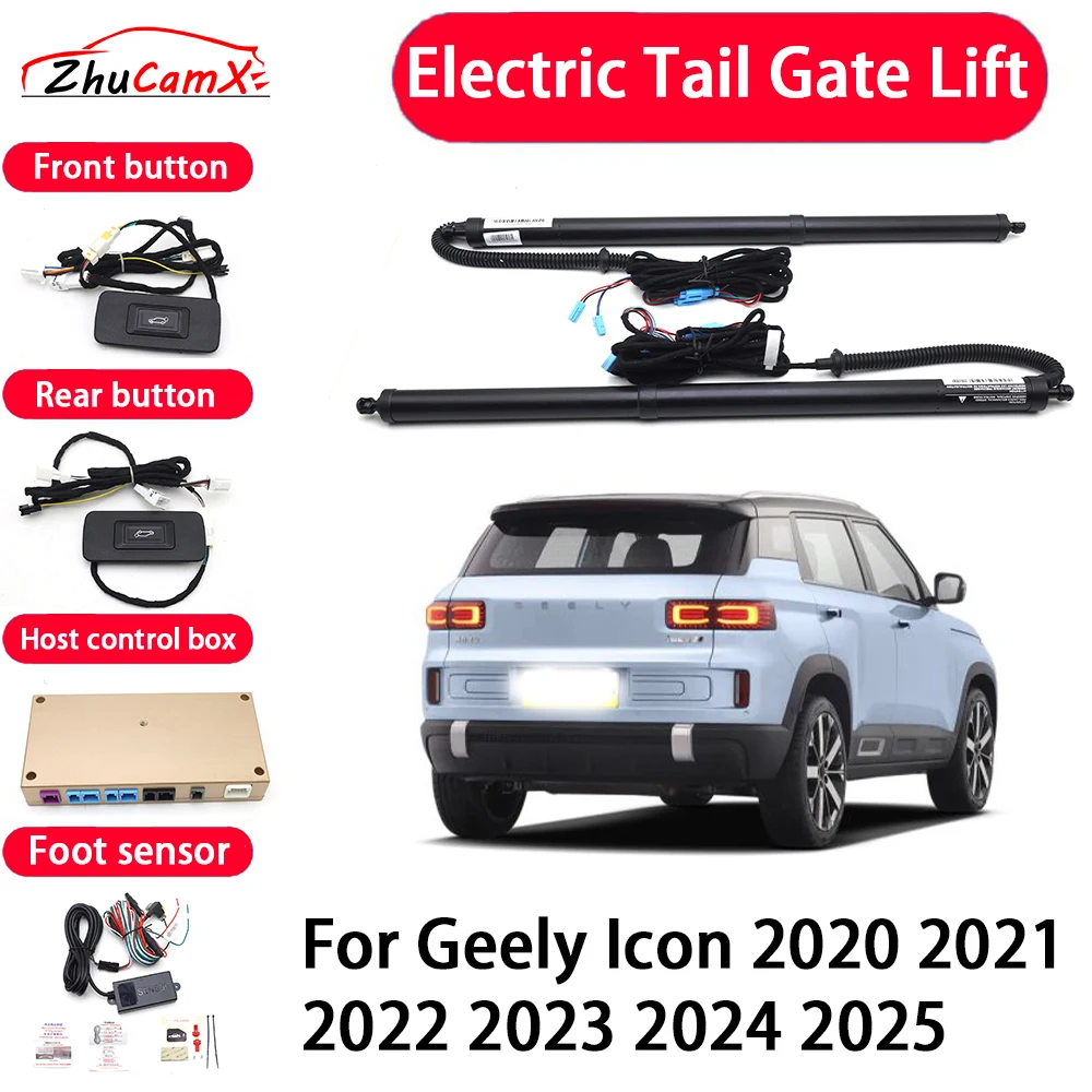 ZhuCamX Car Automatic Electric Tail Gate Lift Tailgate Assist System for Geely Icon 2020 2021 2022 2023 2024 2025