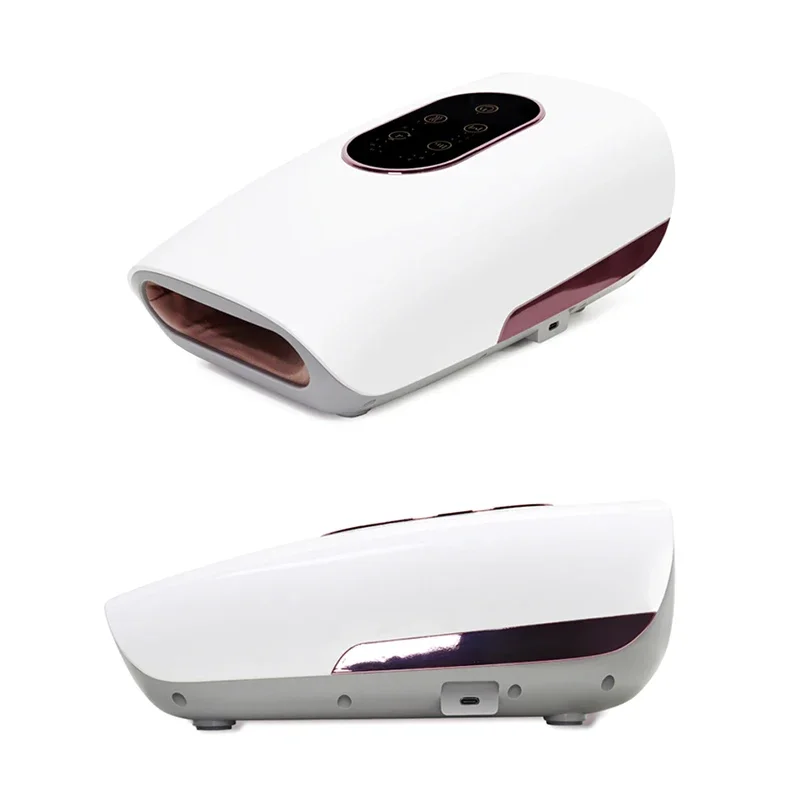 

Cordless Finger Massager with Heat Air Compression Electric Hand Massager