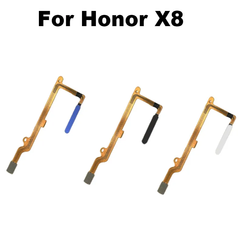 For Huawei Honor X8 Fingerprint Sensor Power Button Flex Cable Touch ID Sensor Home Buttons Smartphone Parts 4G TFY-LX1 LX2 LX3