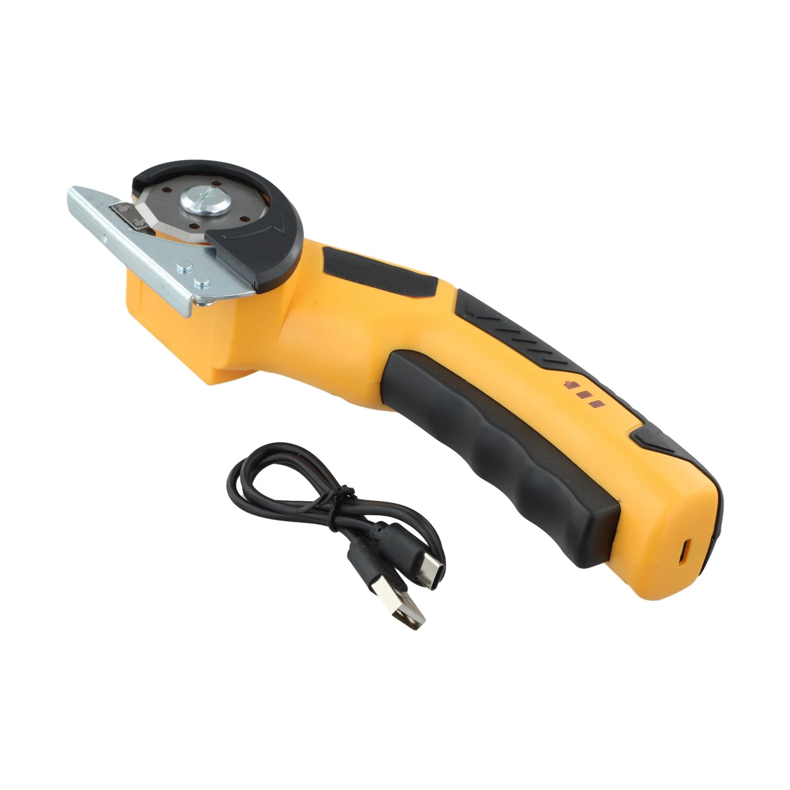 Cordless Electric Fabric Scissors Rotary Cutter For Leather Cardboard DIY Craft Cutting Tool With Safety Lock And Type C Charge