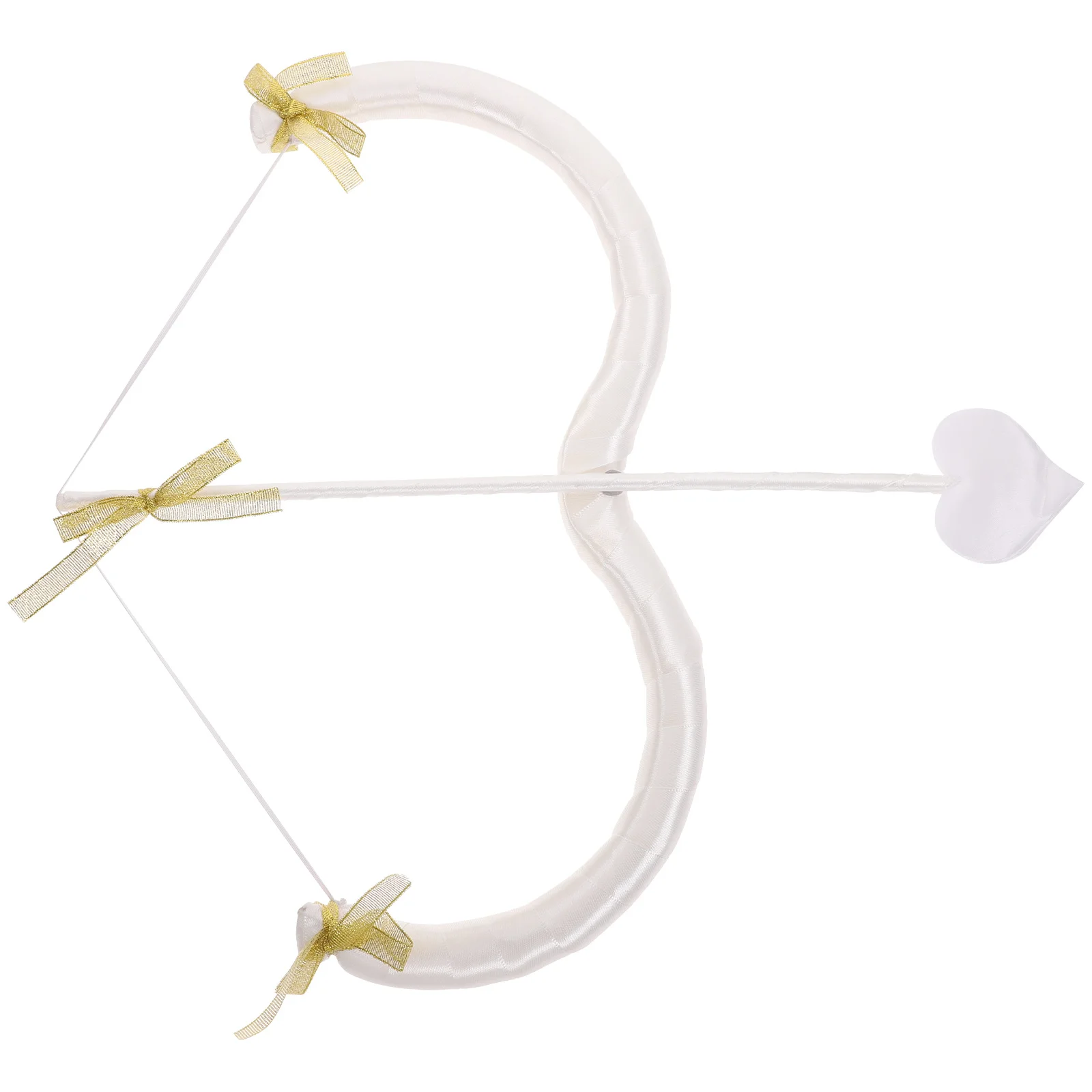 

1Set Cupid Bow Arrow Cosplay Prop Valentine Costume Photo Prop Party Supply Reusable Lightweight Foam Bow Arrow