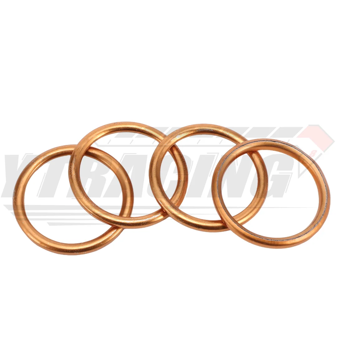 4xExhaust Pipe Gaskets For HONDA CBF600 CBR500 CBR900RR CTX1300 FJS400 FJS600 FSC600 NSA700 NSS300 NT650 NT700 18291-MN4-920