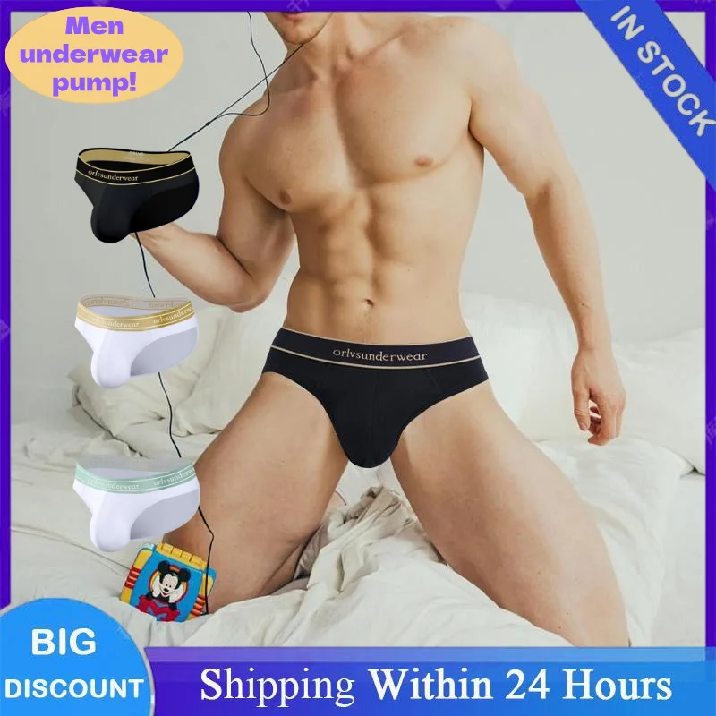 Men's Briefs Soft Breathable Cotton Underwears Male Sexy Cross Strap Underpants High Waist Male Bikini Gay Panties Lingerie