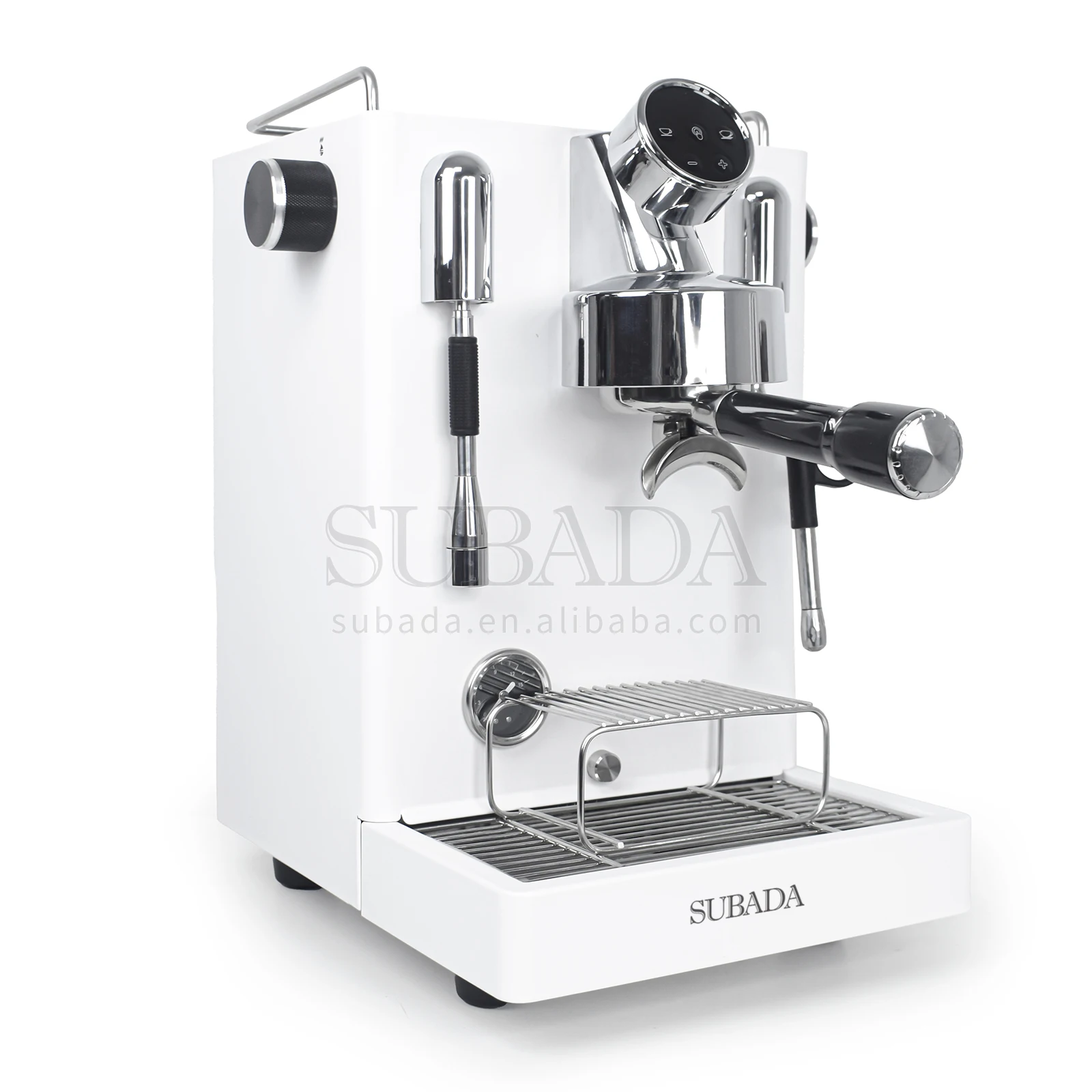 

Commercial Coffee Machine 2 Pumps & 3 Boilers Semi Automatic Espresso Maker With Independent Milk Steam And Hot Water System