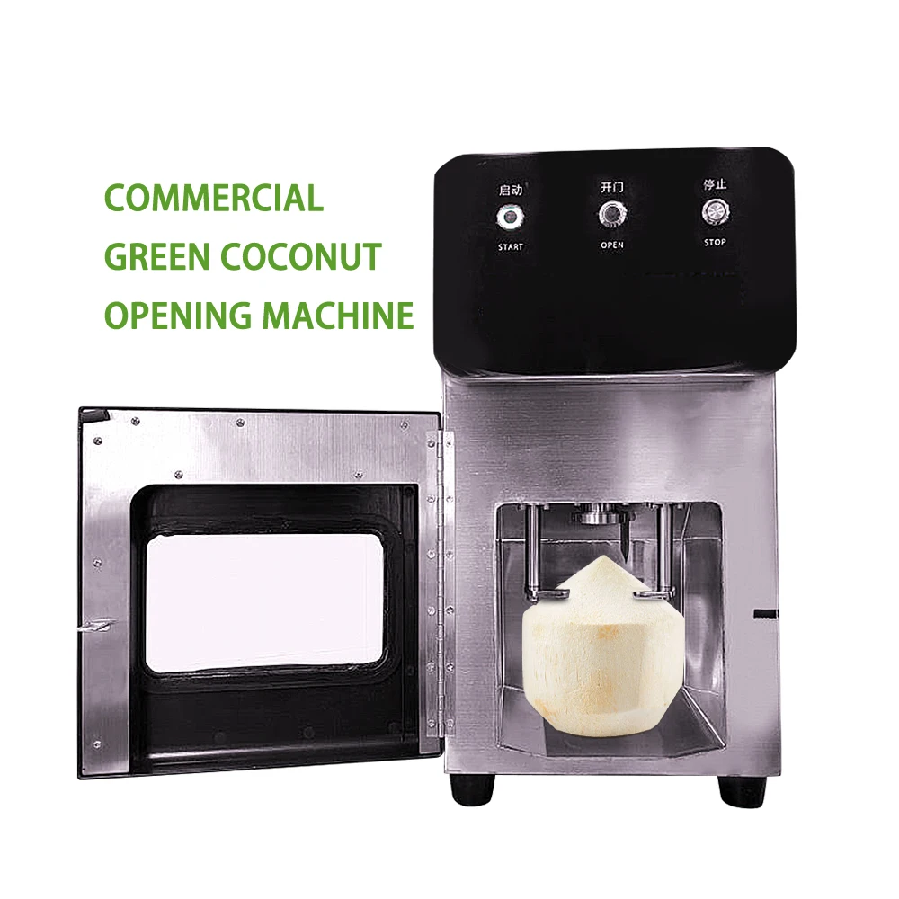 Stainless Steel Coconut Hole Opening Tool New Design Green Tender Coconut Peeling Trimming Machine