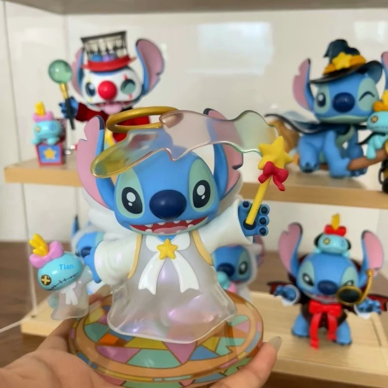 Boîte ennemi Disney Stitch pour enfants, série Weird Diary V2, figurines d'anime, boîte mystère, statue en PVC à collectionner, cadeau d'anniversaire mignon, beurre