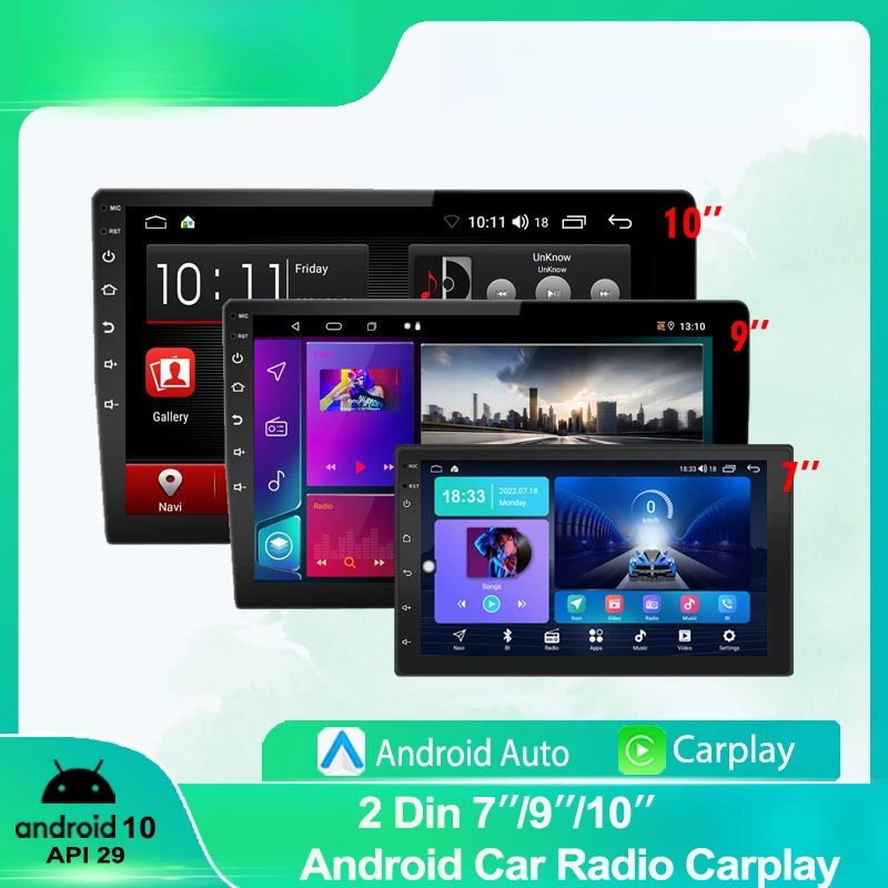 

General Car Multimedia Player Android Car Player GPS WIFI Carplay 4G Car Radio Navigation Stereo Car Electronic Accessories