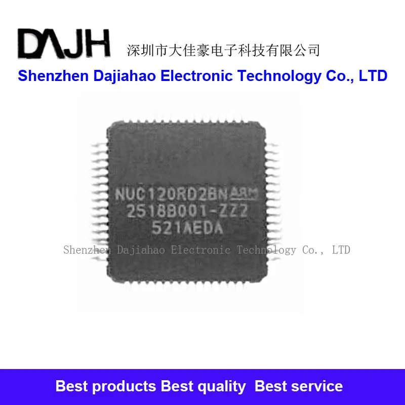 1pcs/lot NUC120RD2BN NUC120 IC MCU 32BIT 64KB FLASH 64LQFP ic chips