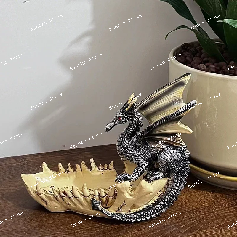 New Modern Minimalist Dragon Tooth Boat Ornaments for Home, Office, Storage, Handicrafts, Resin Sculptures, Dragon Boats
