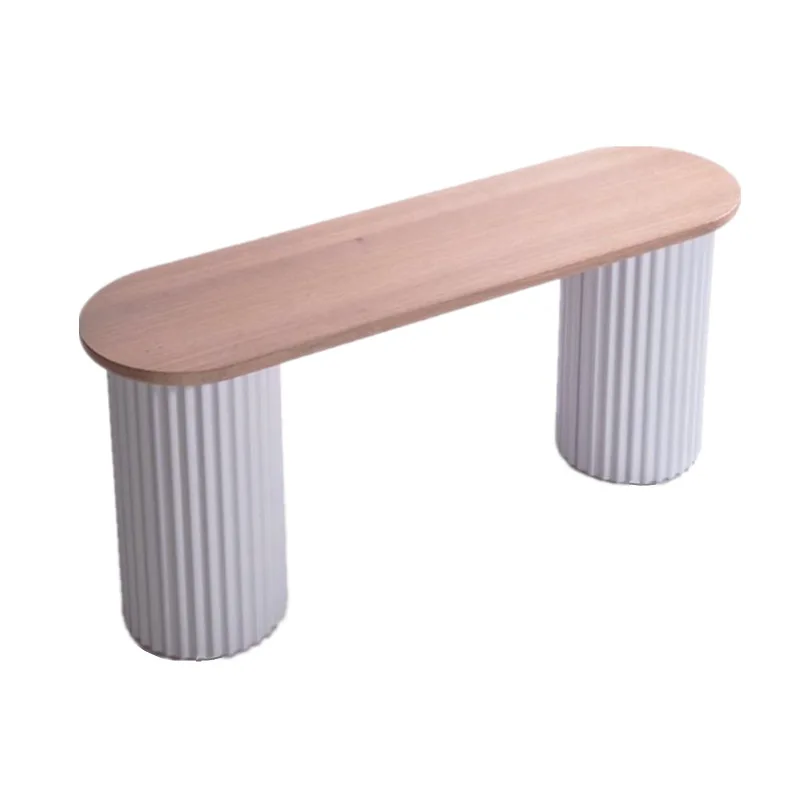 

Wabi Sanfeng Table Light Luxury Semicircular Entrance Table Simple Modern Art Entrance Cabinet Marble Bar Customized