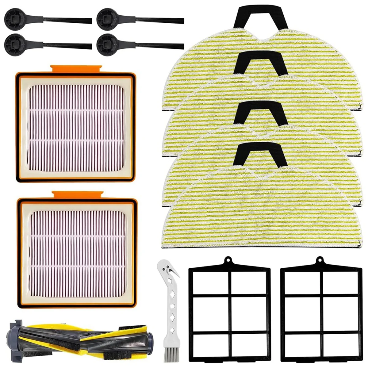 

For RV2001WD, RV2002WD, RV2000WD, AV2001WD Main Side Brush Hepa Filter Mop Cloth Replacement Parts