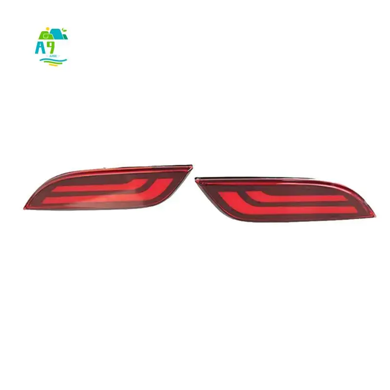 A09E-Car LED Rear Bumper Lights Dynamic Turn Signal Light Brake Light Reflector Light For Spark 2010-2015