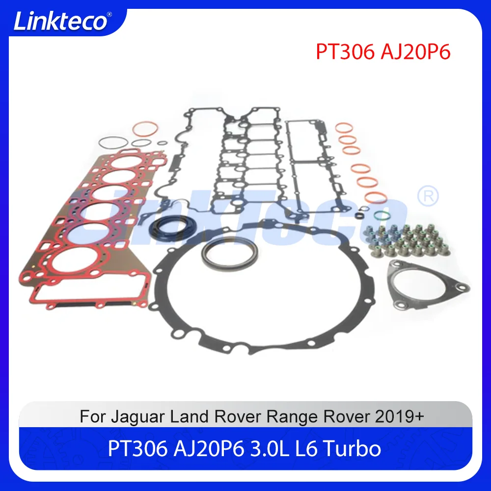 

Комплект прокладок полной головки двигателя подходит для 3,0 л L6 AJ20P6 PT306 для Land Rover Discovery Jaguar Rover Range 3.0L LR121241 19-23
