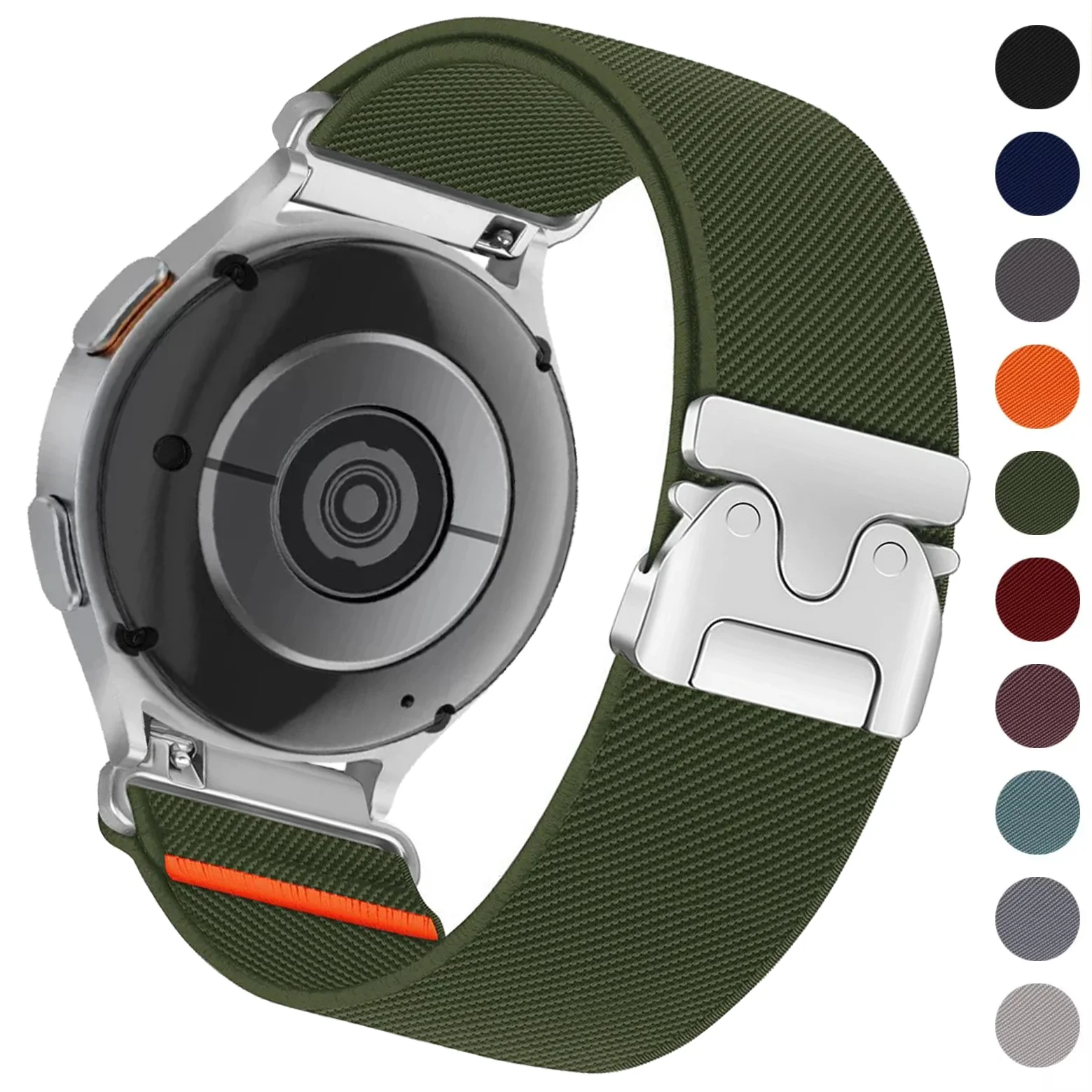 20mm 22mm Parachute Strap For Garmin Forerunner 170/70/165/255/265/570 Nylon band For Venu 4 3 2 45mm Bracelet Active 6 5 Correa