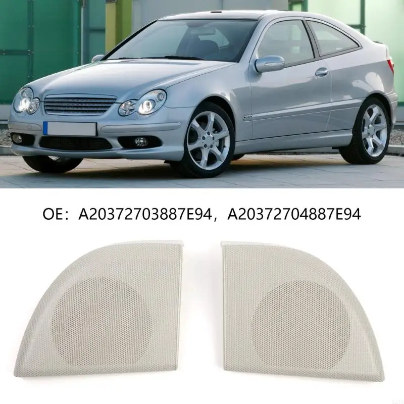 

Right/Left Door Speaker Trim Mesh Auto Accessory for CL203 2008-2011 A20372703887E94 Front Door Speaker Cover Trim