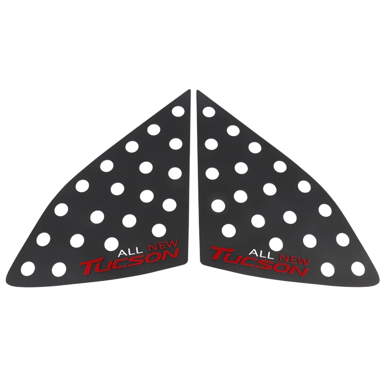 For Hyundai Tucson 2015 2016 2017 2018 2019 2020 Car Exterior Rear Window Triangle Glass Decoration Cover Trim Stickers