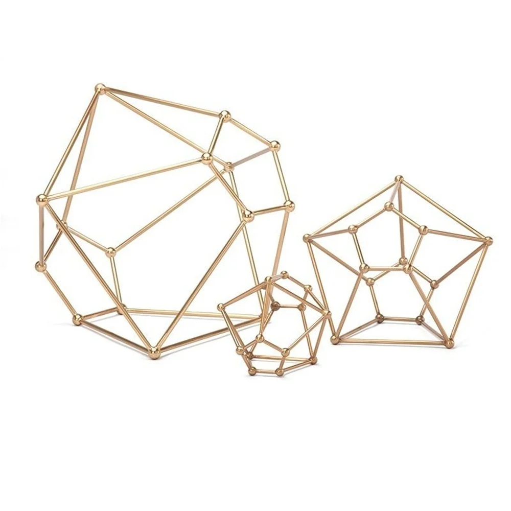 Creative Simple Irregular Geometry Ball Home Art Decoration Jewelry Display Set European Store Jewelry Window Display Props