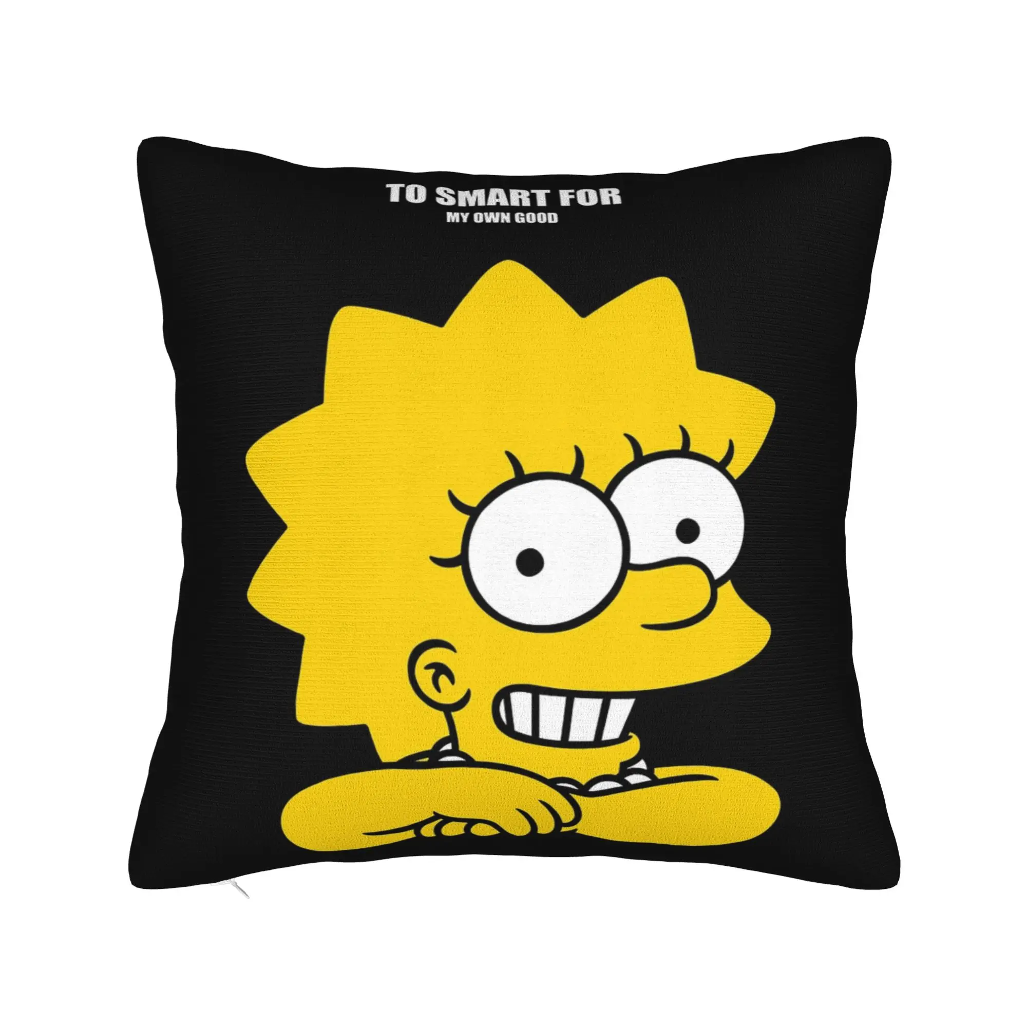 Simpson Pillowcase Soft Polyester Cushion Cover Decorations  Pillow Case Cover Home Square 45*45cm