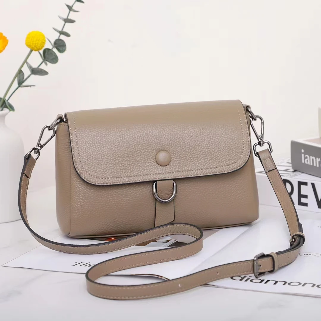 

Leather Women's Bag Summer Small Crossbody Bag Top Layer Cowhide Soft Leather Multi-carent Single oulder Casual Faio...
