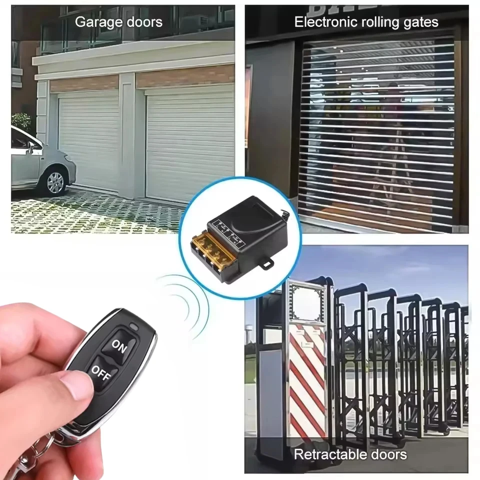 AC220V 433Mhz Remote Control Switch Transmitter Hign Power On off Remote Control for Water Pump Motor LED/Electric Appliance