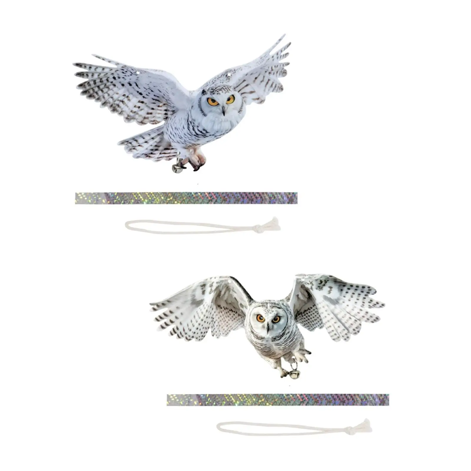 

Flying Owl Statue Cute Collection Lifelike Home Decor Crafts Yard Art Sculpture for Backyard Farmhouse Living Room Patio Lawn