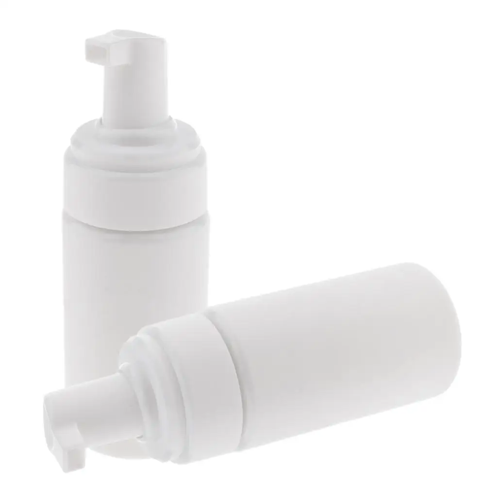 2Pcs× 100ML Plastic Travel Foaming Soap Dispenser| Empty Foam Bottles - for