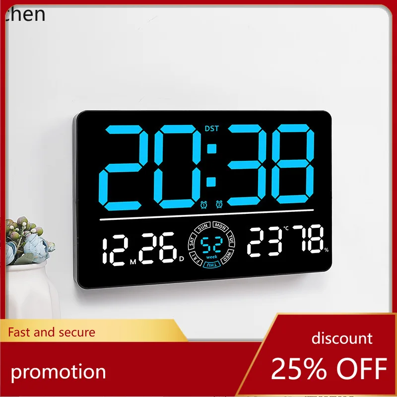 

ZML New Living Room Wall Clock Simple Modern Electronic Timepiece