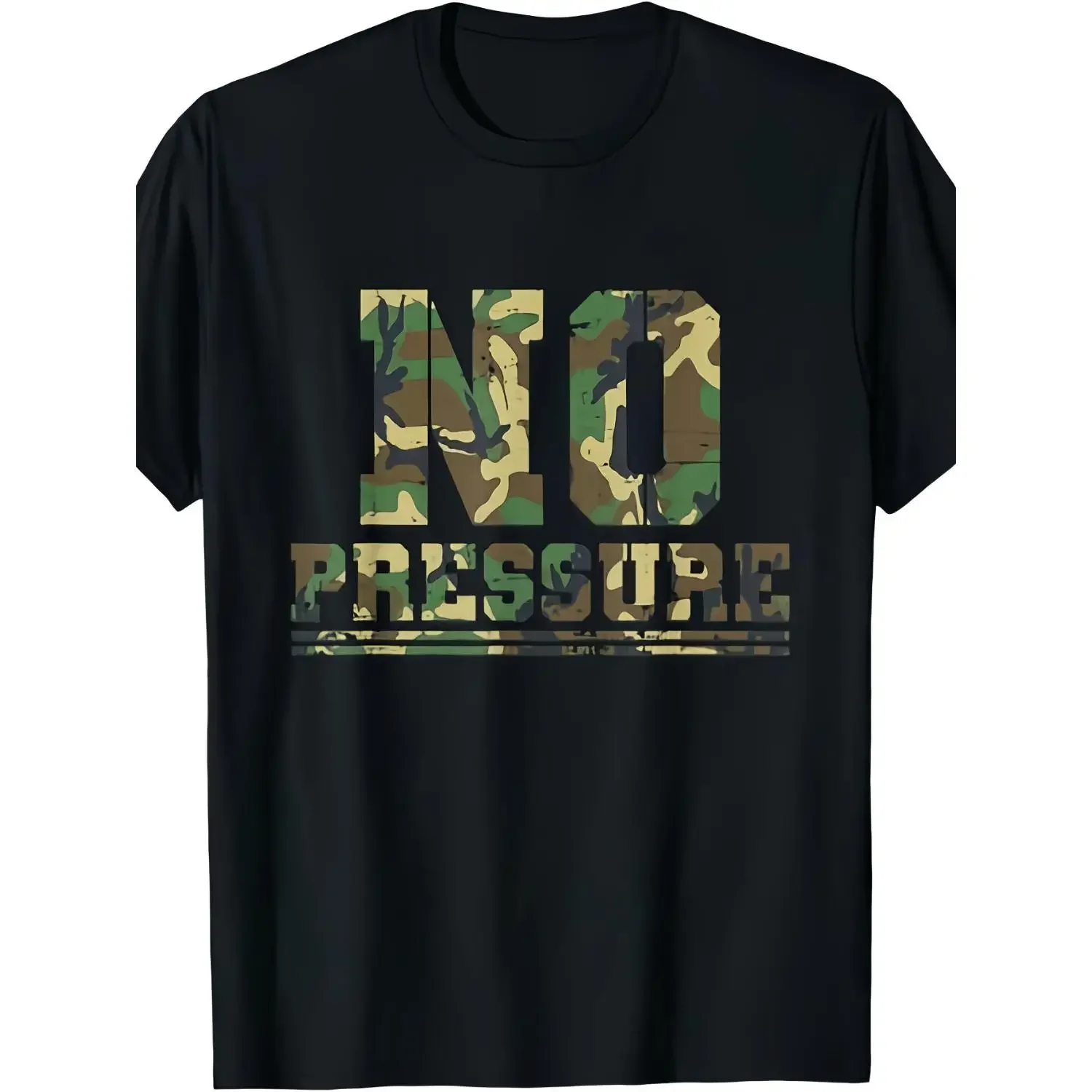 Plus Size, Unisex Camouflage T-Shirt- Soft and Breathable Camouflage Print Short-sleeve Crew Neck Shirt, Lightweight Combat-style Top, Available in Army Green/black/brown/grey Camouflage Patterns, Sizes S-XXXL Suitable for Casual Wear,