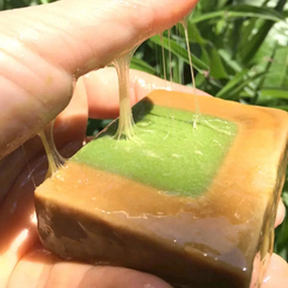 Essential Oil Soap Hair Growth Volumizing Smoothing Bars Strengthening Thickening Hair Care Shampoo Facial Body Hand Cleanser