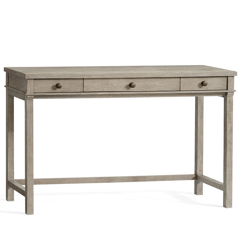 Solid wood desk Home study Log oak French simple small calligraphy table Student study table Computer table