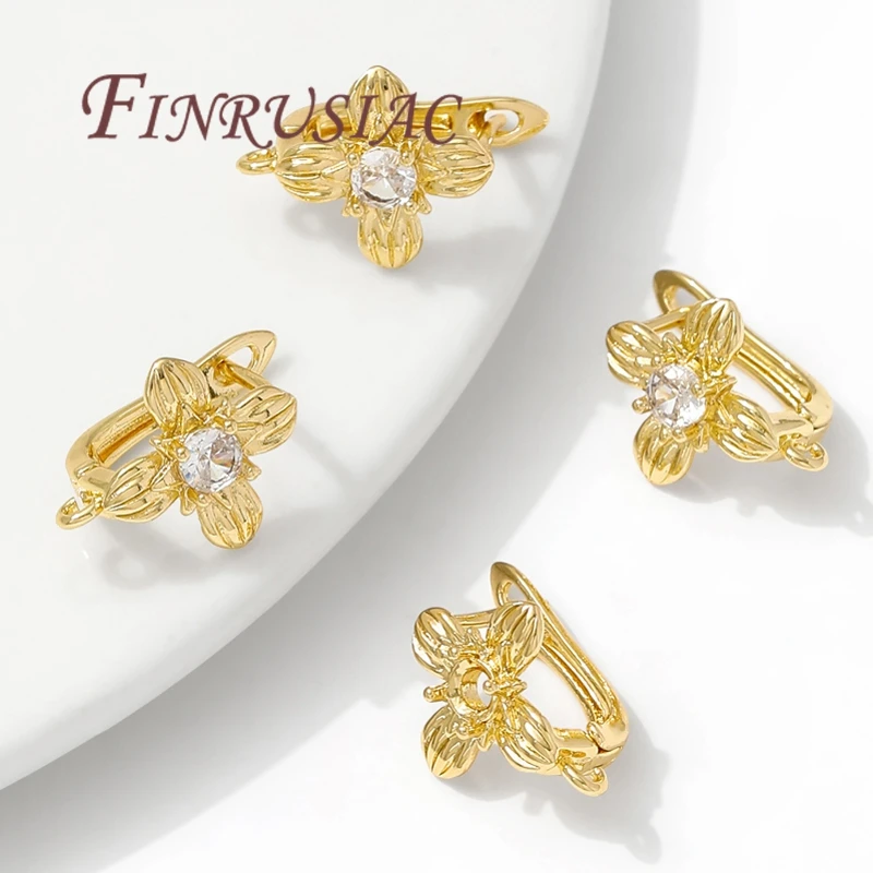 خطافات حلق ليفرباك مطلية بالذهب عيار 18 قيراط، تركيبات أقراط أسلاك الأذن، إكسسوارات صنع الأقراط بنفسك. لوازم للمجوهرات #3