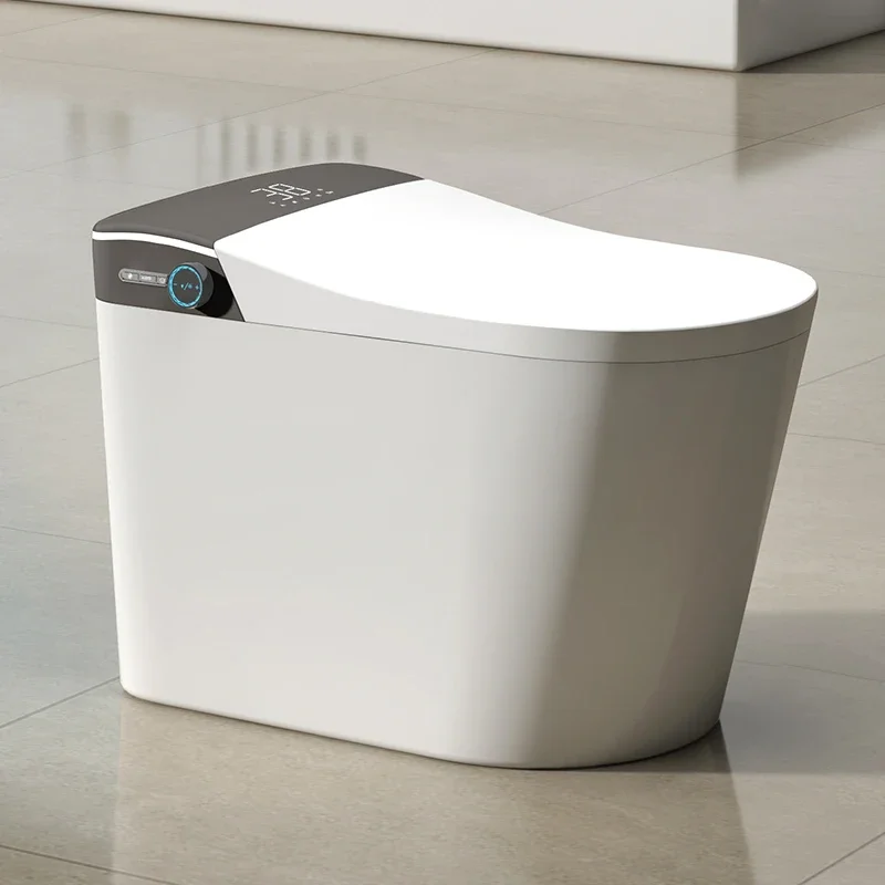 High-Tech Modern Bathroom Sanitary Ware Designs Foot Sensation Flushing Intelligent Ceramic One Piece Smart Toilet