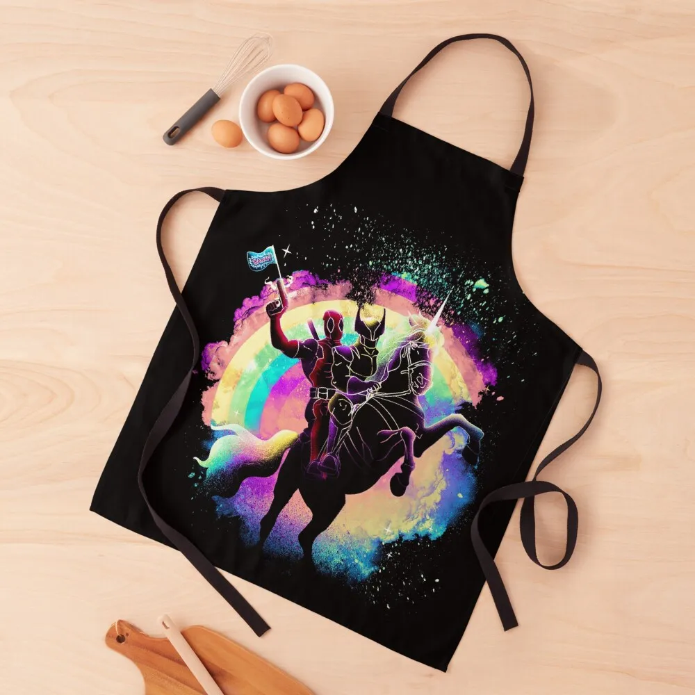

Soul of the Mercenary Unicorn Apron Trim Cloth New year's chefs Apron
