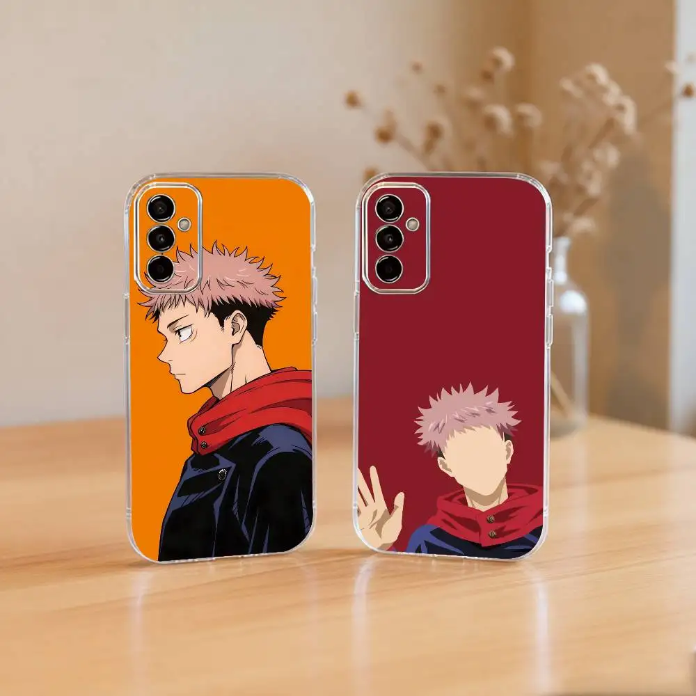 

Jujutsu Kaisen Yuji Itadori Phone Case For SamsungA10,12,20,21S,30,31,40,50,51,52,70,71 Transparent Cover