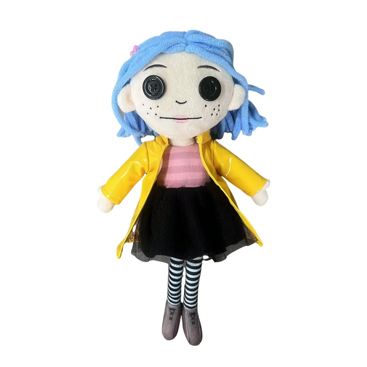 28cm Coraline Plush Stuff Cartoon Figure Kawaii Doll Soft Pillow Ugly Kids Cute Collectible Dolls Decoration Toys Birthday Gifts