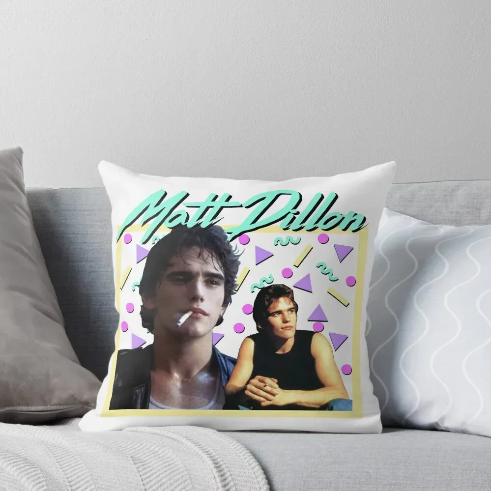 

80's Matt Dillon Throw Pillow Decorative Sofa Cushion luxury home accessories pillow