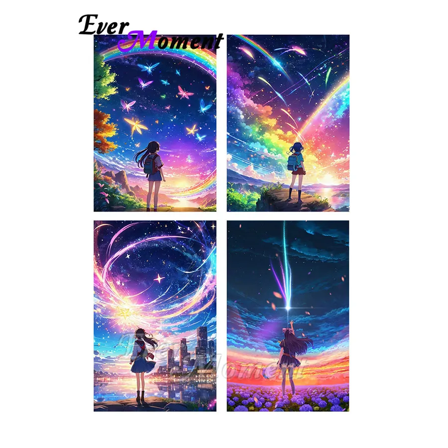 

Аниме Девушка Алмазная картина со специальными сверлами AB Камень Фея Пыль Алмазная светящаяся дрель Кристалл Драгоценный камень Мозаика Художественный комплект DIY ASF2985