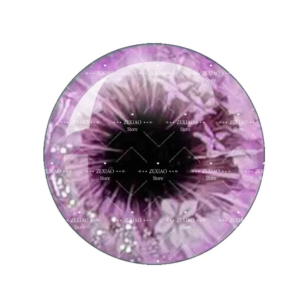 12Pairs/Bag Eyes Chips Suitable for Blythe Doll 10mm/12mm/14mm/16mm Pupil Glass Cabochons DIY Accessories Eye Piece Wholesale view 3