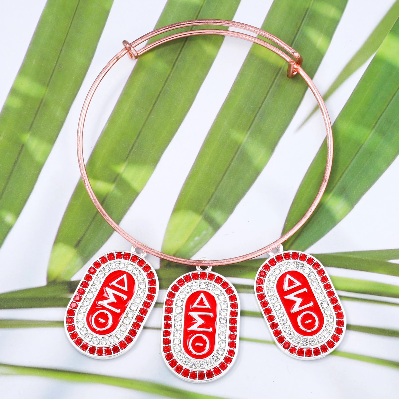 10 Stück Aolly ΔΣΘ Organisation Charms für Frauen DIY Schmuckzubehör