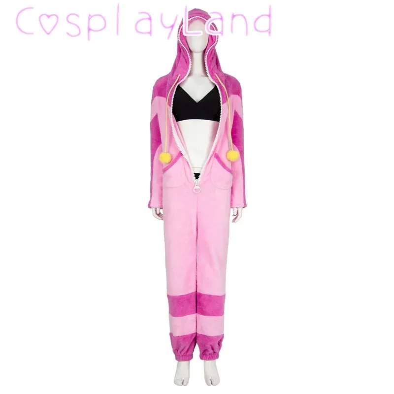 

Розовая пижама Джури, карнавальный костюм, комбинезон-истребитель, сексуальное нижнее белье, наряд, индивидуальный размер, Хэллоуин, карнавал, Comic Con vl; 6