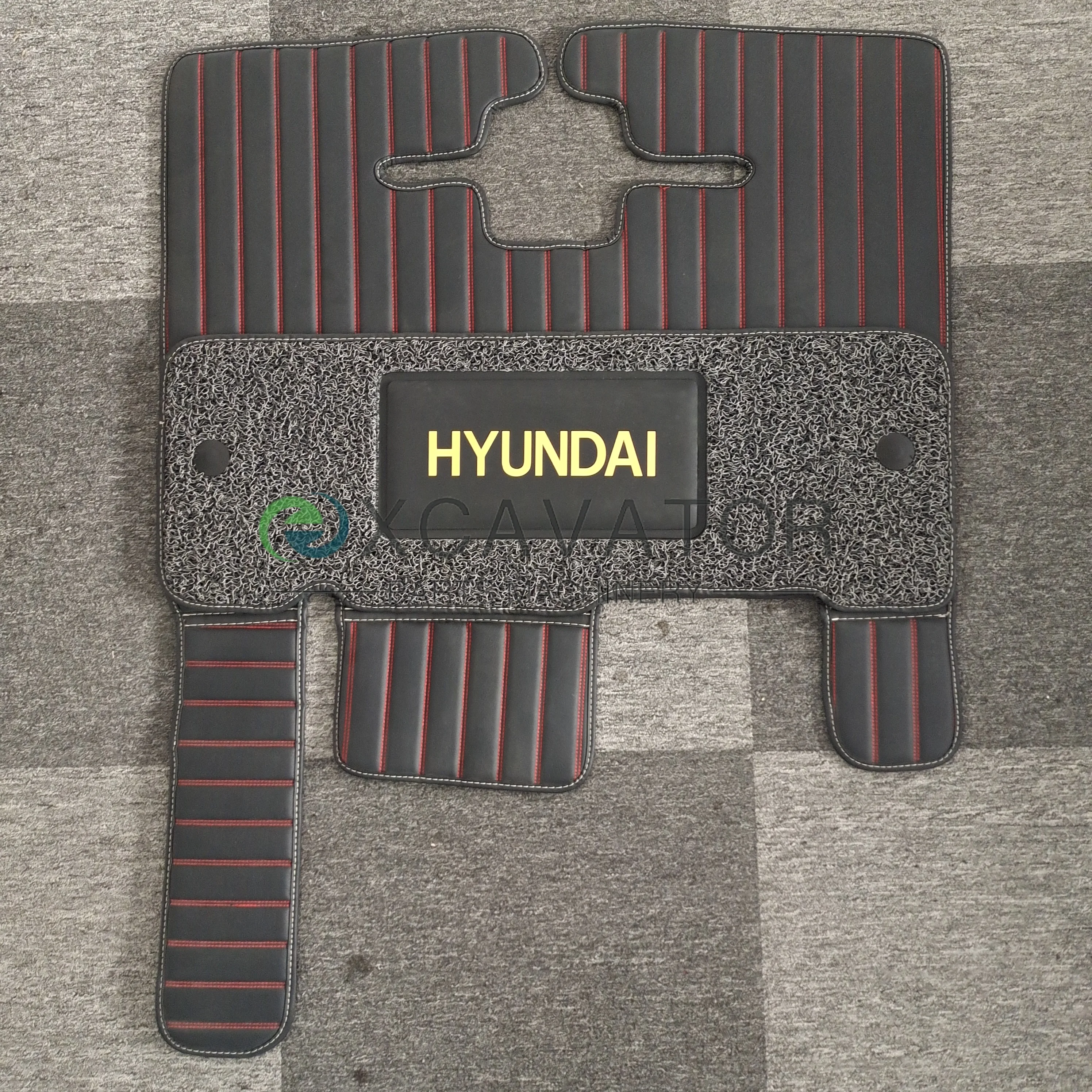 For Hyundai R215/225/325/330-9 225VS Special Floor Rubber Anti-skid Excavator Cab Floor Mat Carpet Protect Clean Decorations