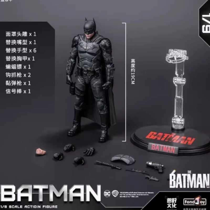 Fondjoy Dc Justice League Batman & Superman Figur Aksi Mainan Koleksi Berlisensi Resmi Model Koleksi dengan Hadiah Dasar untuk Anak Laki-laki