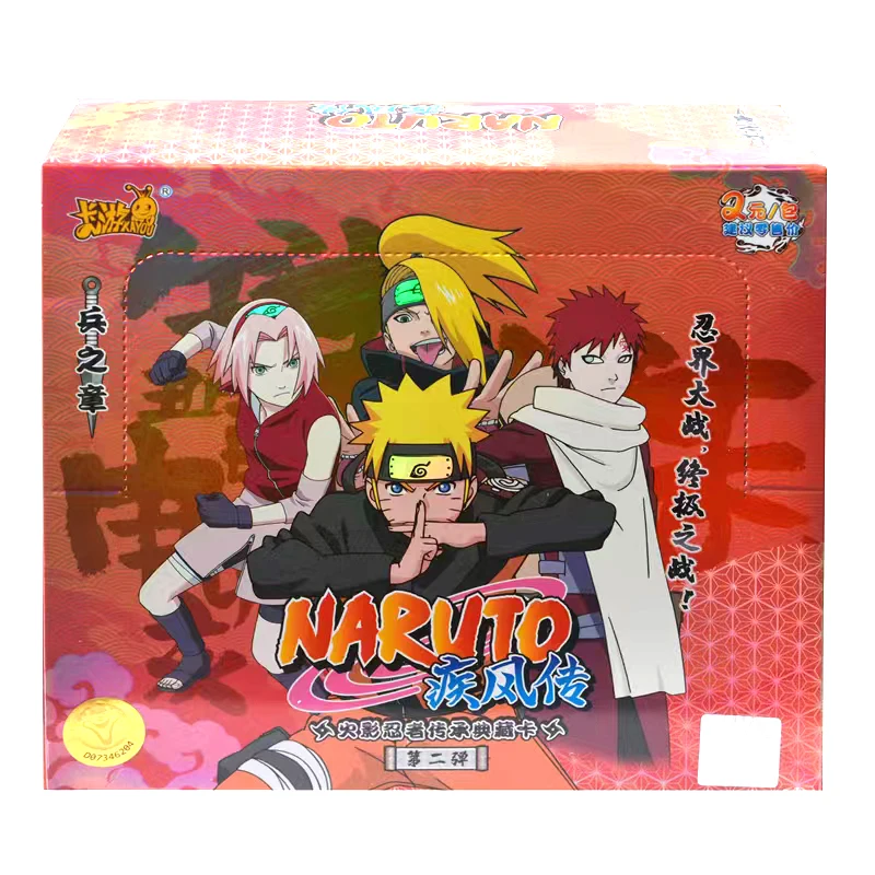 Kayou Naruto Soldier Chapter 1~4; 6 Series Blind Box Uchiha Itachi Uchiha Obito Rare Game Collection Card Christmas Gift Toys